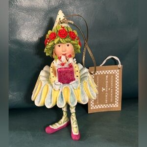 NWT Patience Brewster Dash Away Elves Dancer's Gift Ornament Mackenzie Childs